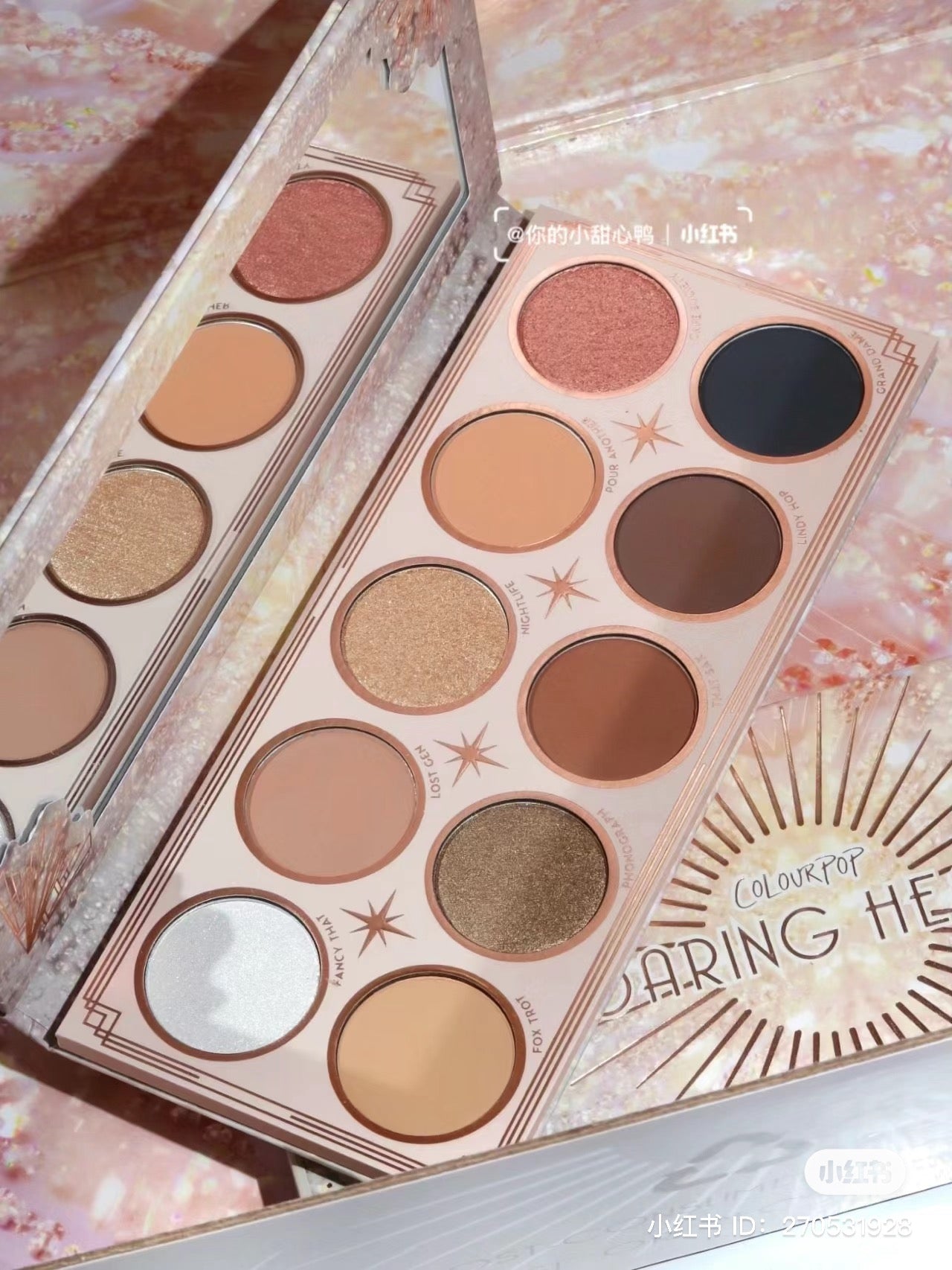 Colourpop | Roaring hearts 10色眼影盤