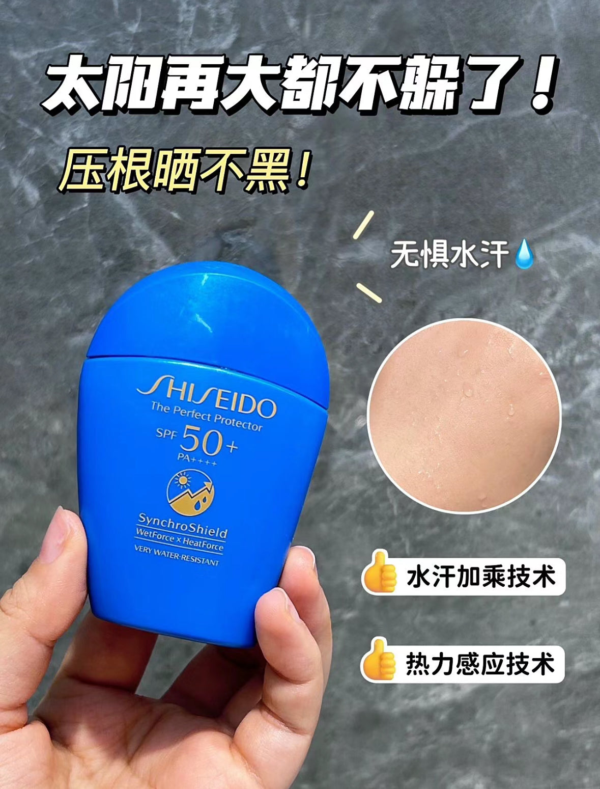 SHISEIDO 資生堂 水動力藍胖子防曬乳300ml