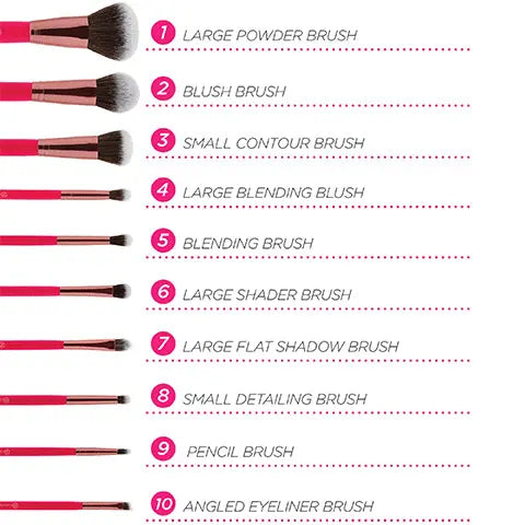 Bh cosmetics | Bomb shell beauty 10枝化妝掃套裝