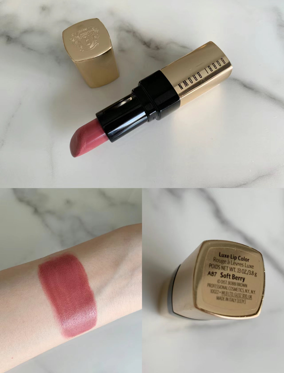 Bobbi Brown | 柔絲亮澤唇膏 08 Soft Berry