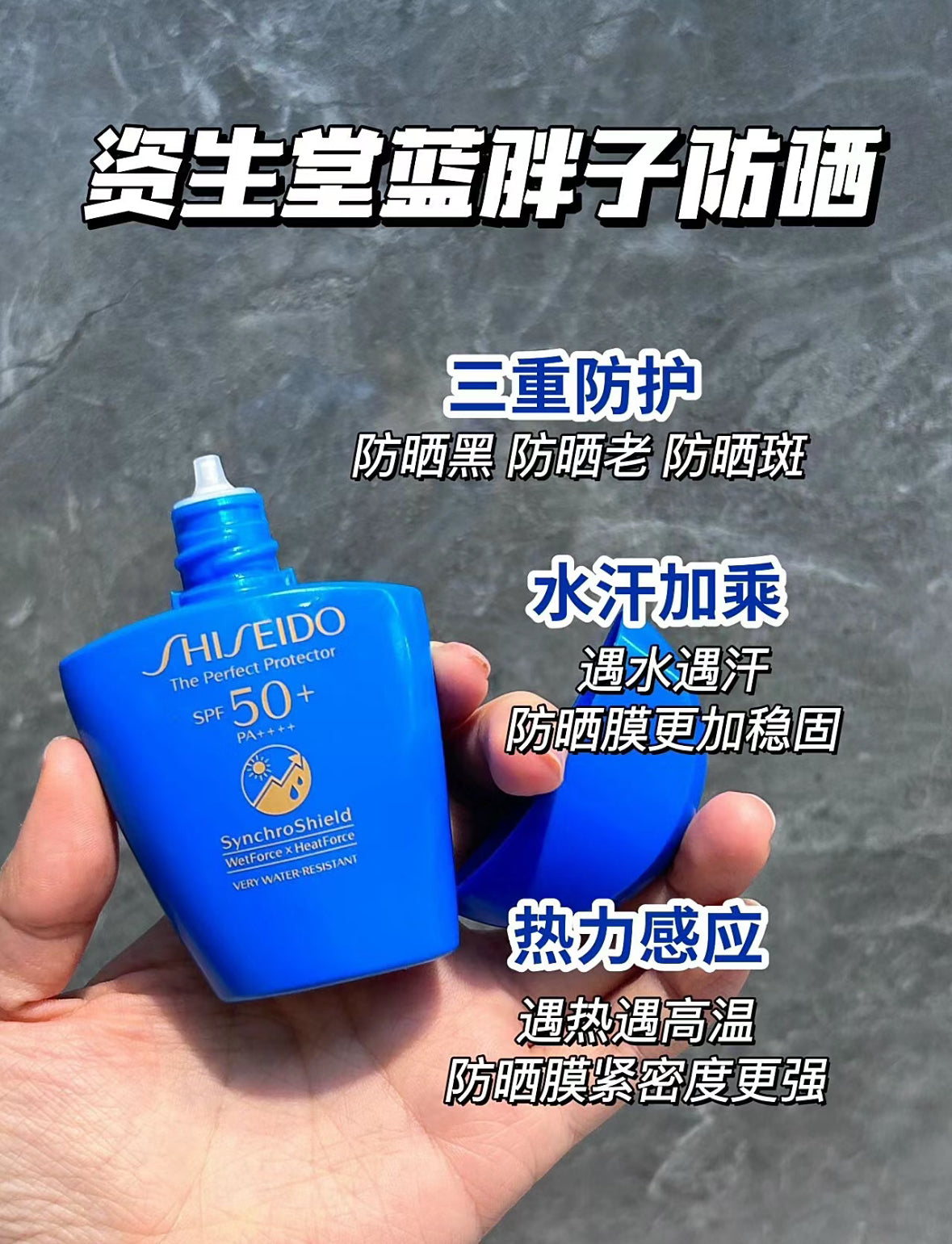 SHISEIDO 資生堂 水動力藍胖子防曬乳300ml