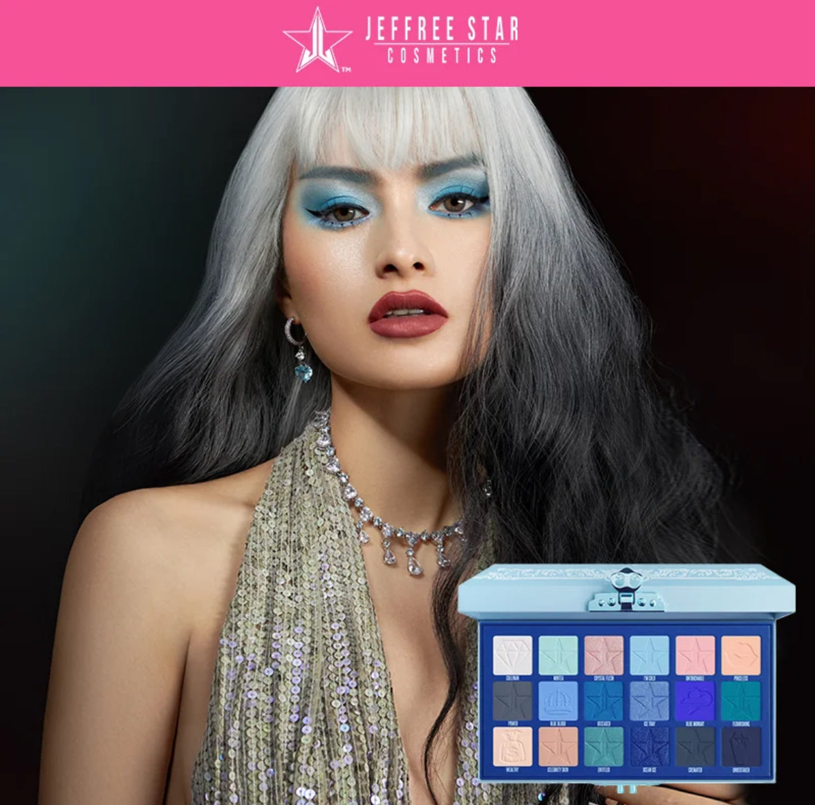 JEFFREE STAR |
BLUE BLOOD 藍血眼影盤