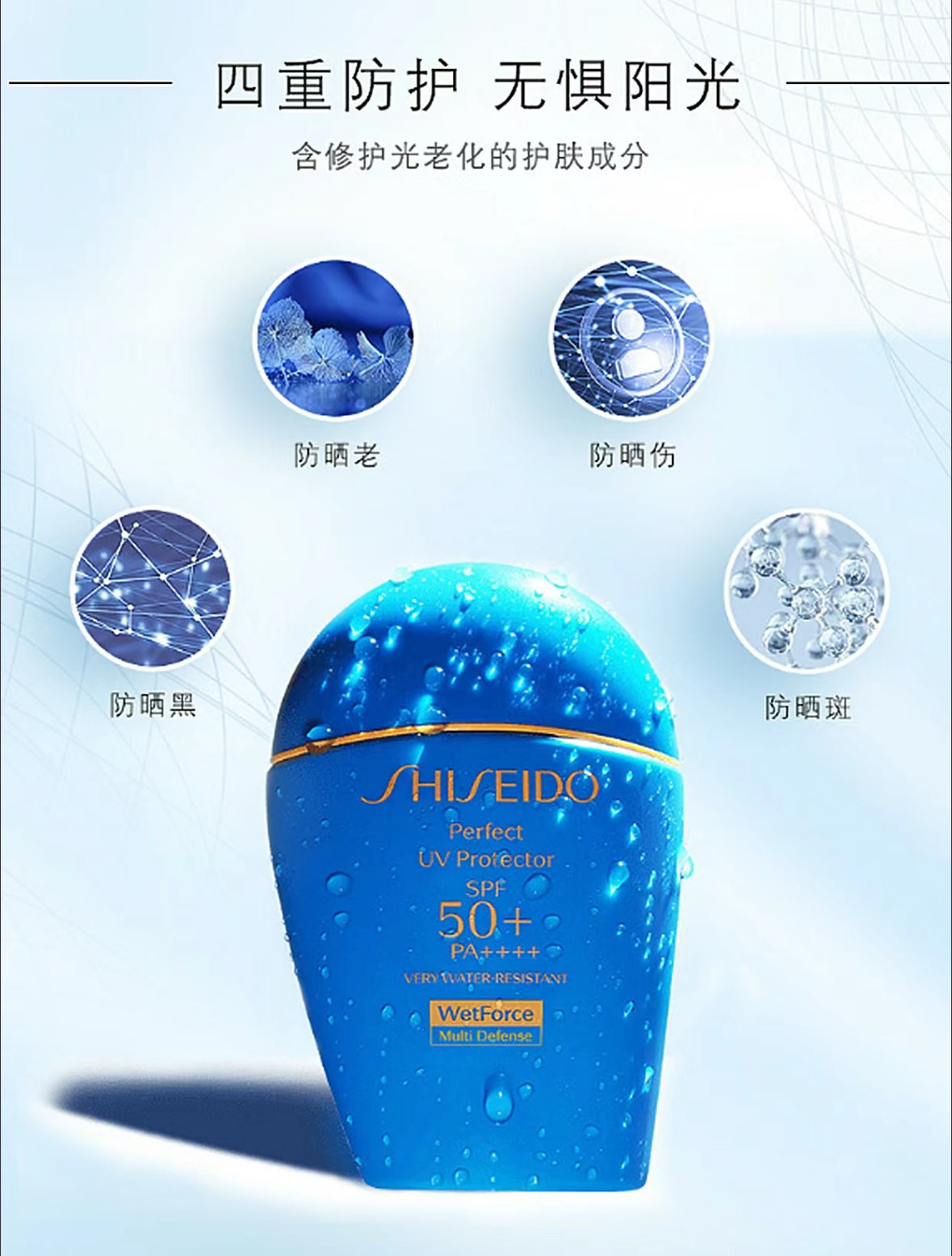 SHISEIDO 資生堂 水動力藍胖子防曬乳300ml