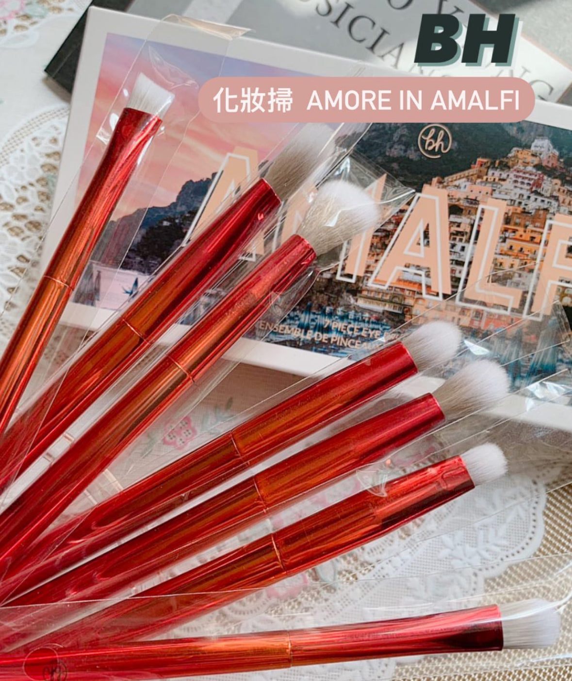 Bh cosmetics | Amore in Amalfi 7支眼影掃套裝