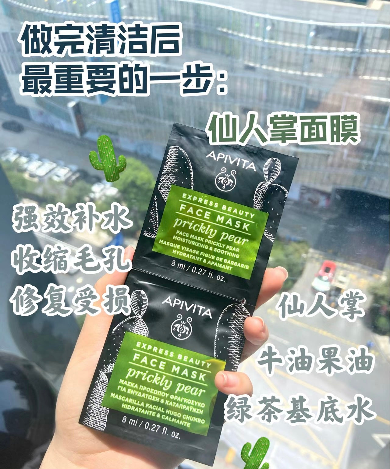 Apivita | 仙人掌面膜