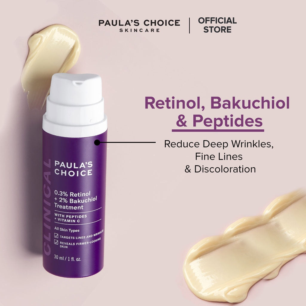 Paula's Choice |
0.3%視黃醇+2%補骨脂酚精華 30ml