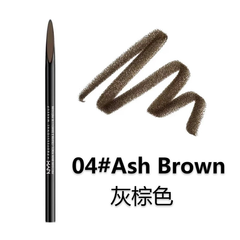 Nyx 砍刀眉筆雙頭帶眉刷| 防水防汗持久| Ash Brown 灰棕色