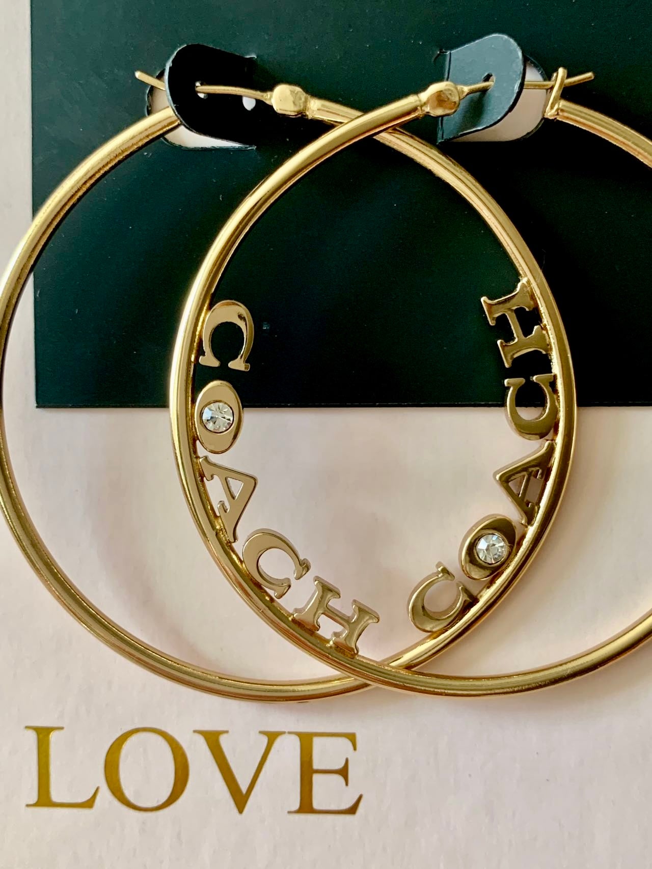 Coach | Medium Hoop Earrings | C9111