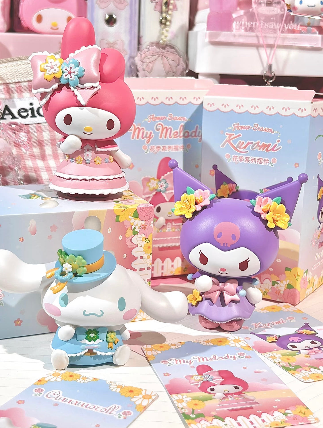 🌸Sanrio 花季系列🌸|明盒可選款 |擺件
