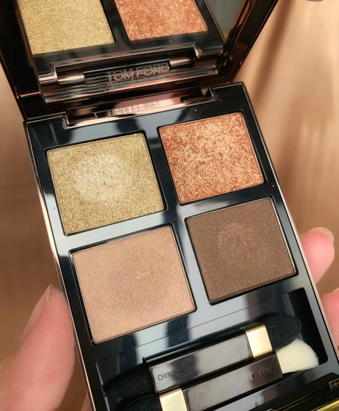 TomFord |四色眼影|01 Golden Mink
