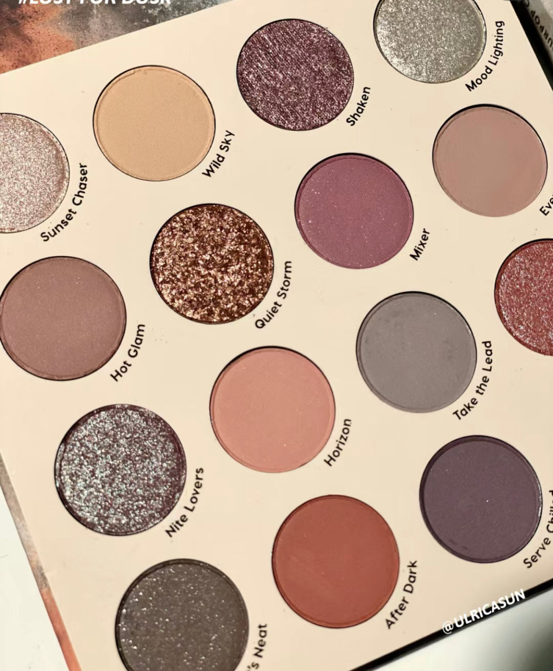 Colourpop|14色眼影盤|Lust for Dusk
