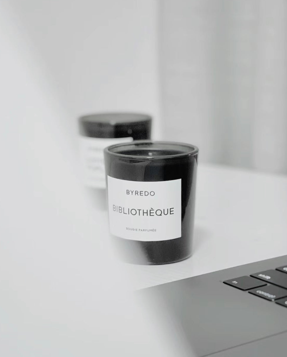 Byredo |香薰蠟燭 |圖書館/棉府綢/叢花 |70g