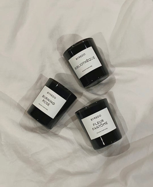 Byredo |香薰蠟燭 |圖書館/棉府綢/叢花  |70g