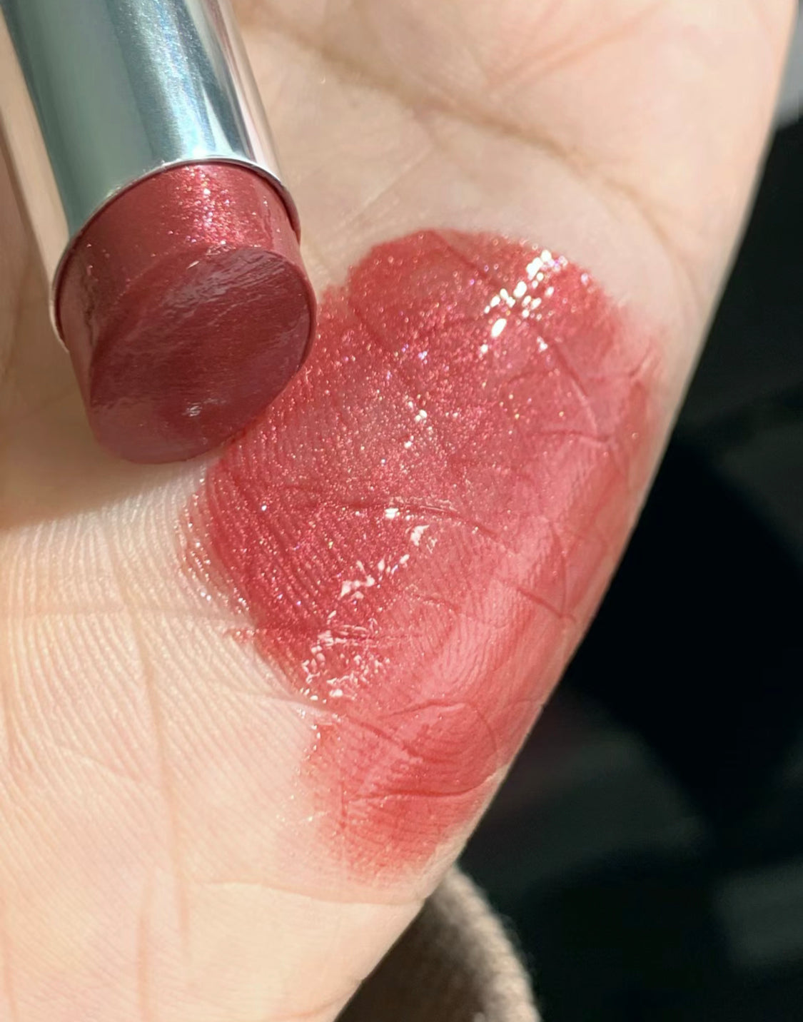 Dior |Shine Lipstick|黑管唇膏|#525