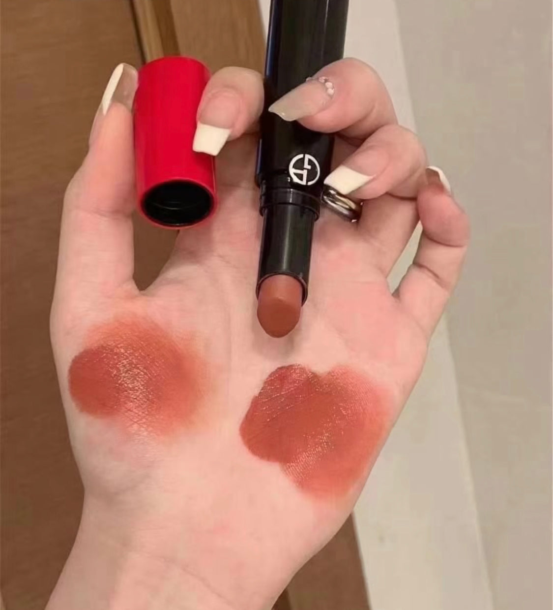 Armani|Lip Power 唇膏 |#214 曖昧奶杏