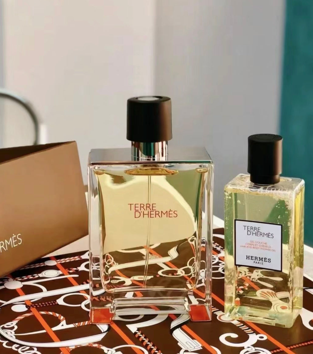 Hermes|Terre D'Hermes |大地男士香水禮盒套裝(香水 +二合一洗髮沖涼)