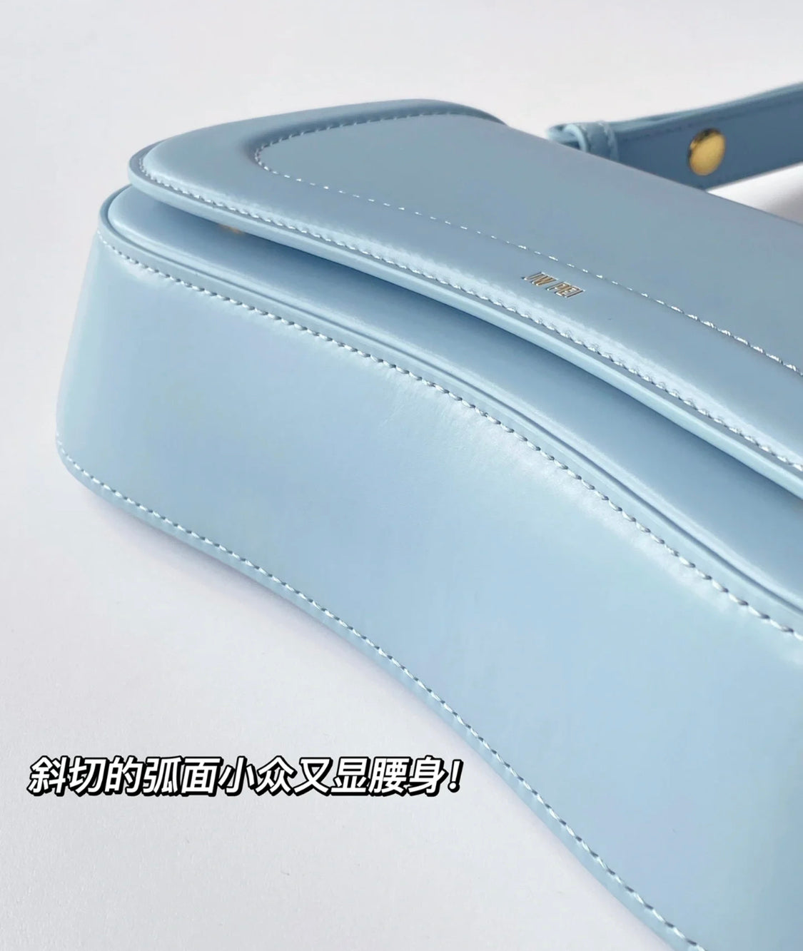 JW PEI| Joy 單肩包 |灰藍色調 | 側肩袋