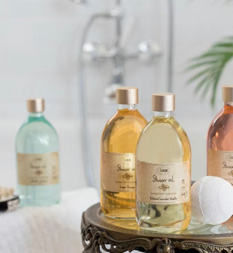 Sabon|Shower Oil| 廣藿香沐浴油|Patchouli Lavender Vanilla