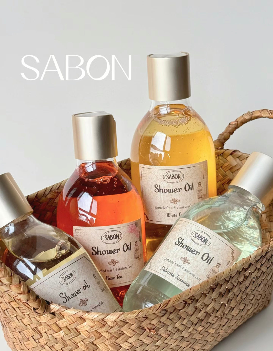 Sabon|身體護理套裝四件套|柑橘花、姜橙