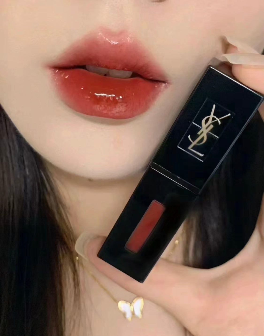 YSL | 黑管唇釉|#416 Psychedelic Chili |爛蕃茄色
