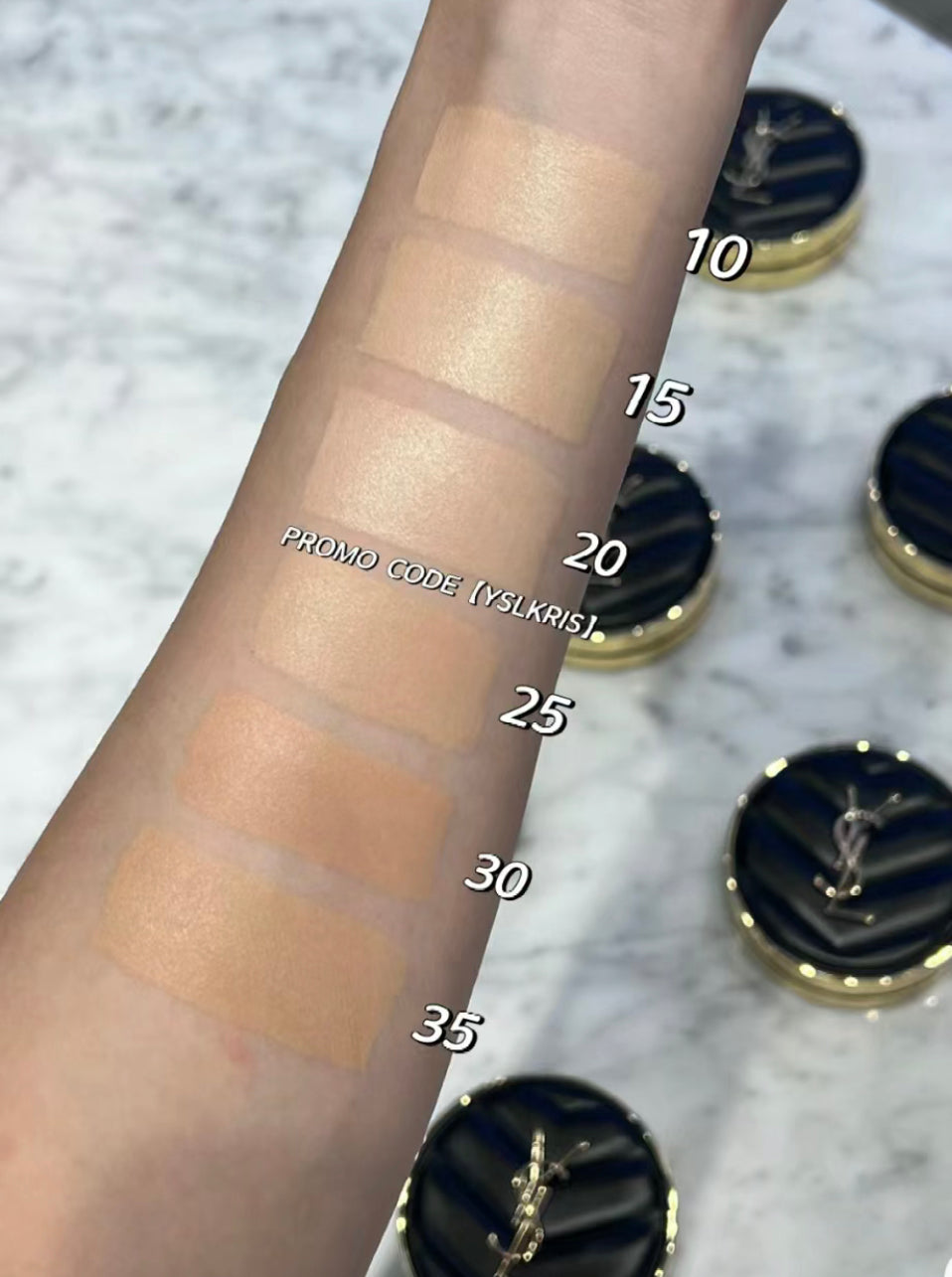 YSL |黑皮氣墊|混油肌 |SPF23 PA++
