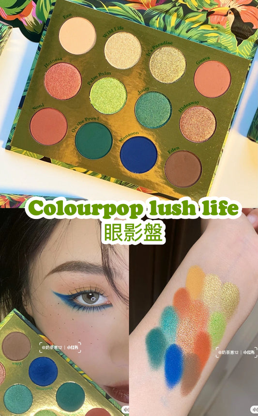 Colourpop | lush life 12色眼影盤