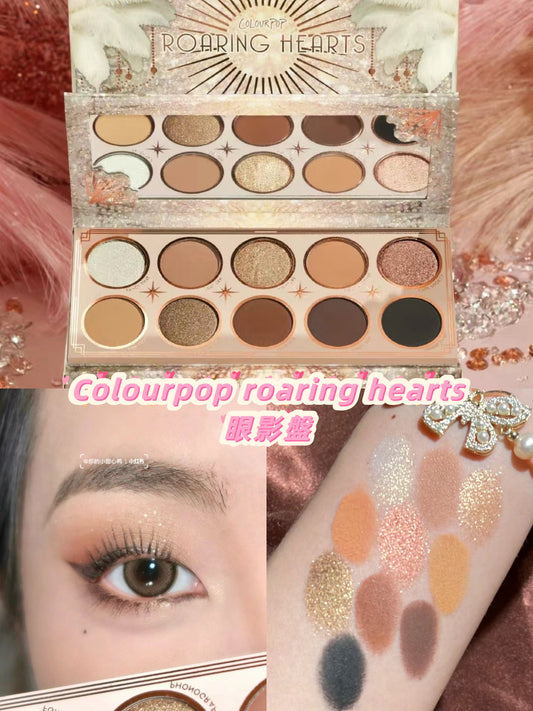 Colourpop | Roaring hearts 10色眼影盤