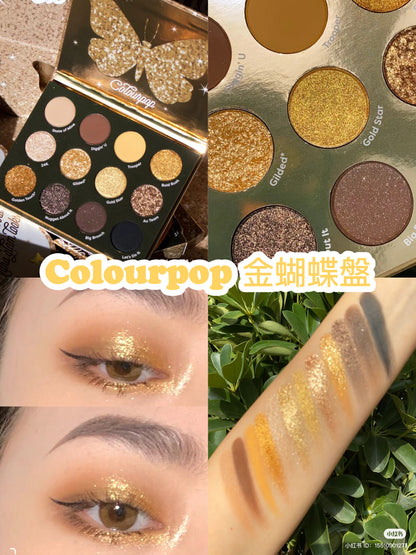 Colourpop | Good as good 金蝴蝶 12色眼影盤