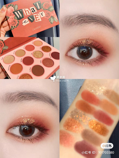 Colourpop | Whatever 酒紅色 | 12色眼影盤