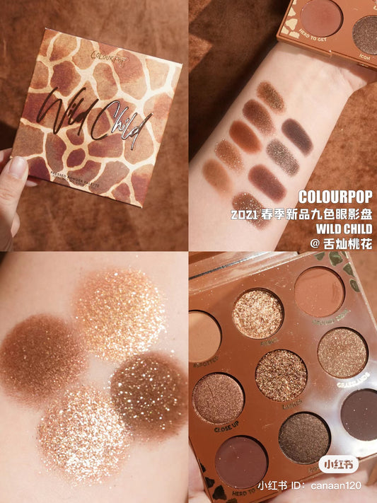 Colourpop | Wild Child 9色眼影盤