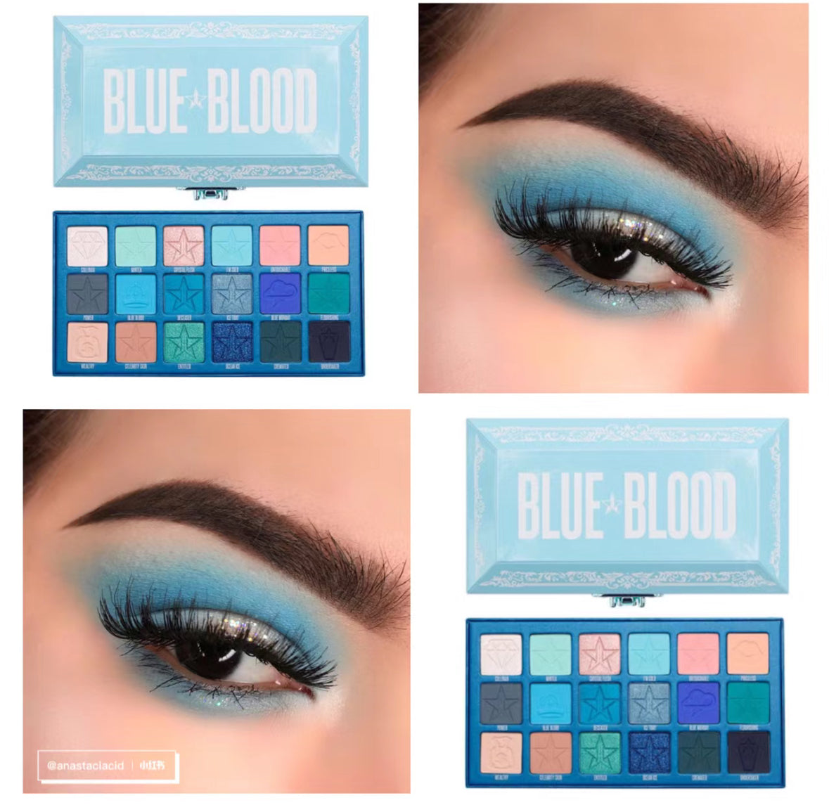 JEFFREE STAR | 
BLUE BLOOD 藍血眼影盤