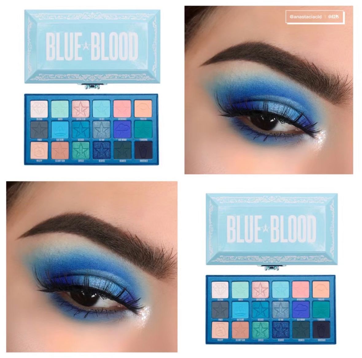 JEFFREE STAR | 
BLUE BLOOD 藍血眼影盤