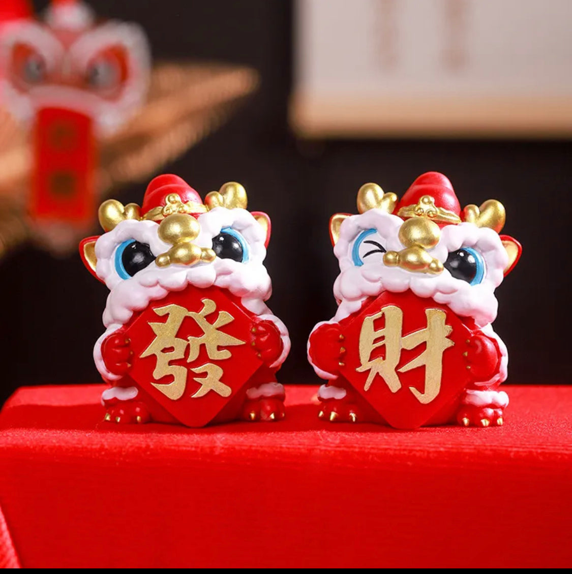 🧧 新年好物｜ 可愛舞龍擺件