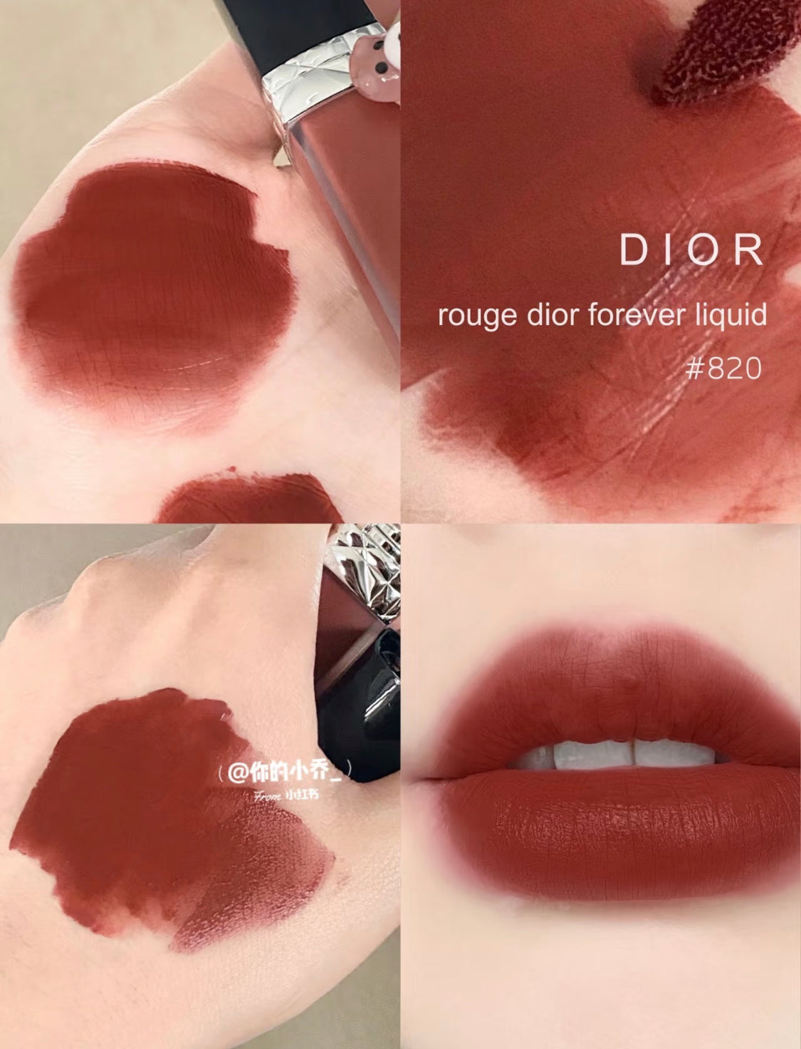 DIOR | 霧面唇釉 ｜Forever Liquid｜#820 Forever Unique