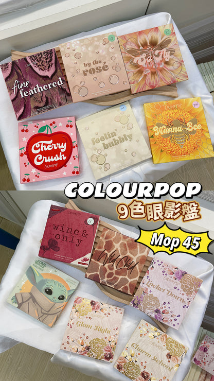 ❗️新年大優惠 ❗️｜Colourpop ｜ 九色眼影 ｜全場MOP 45