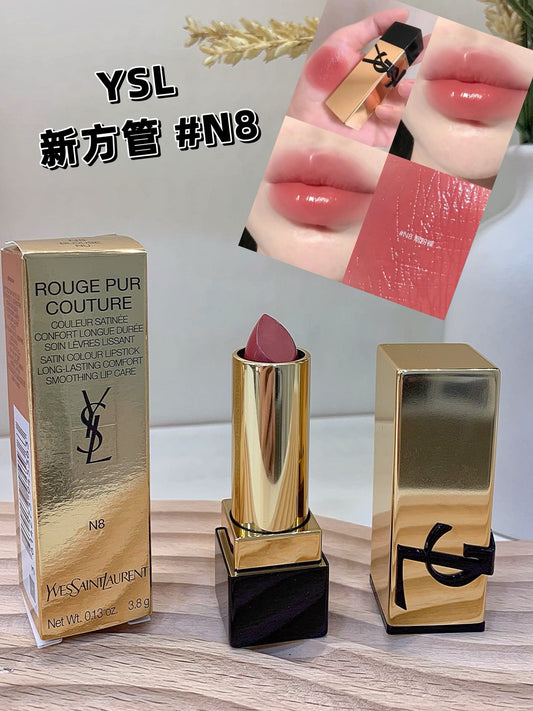 YSL｜新方管N8 玫瑰裸粉