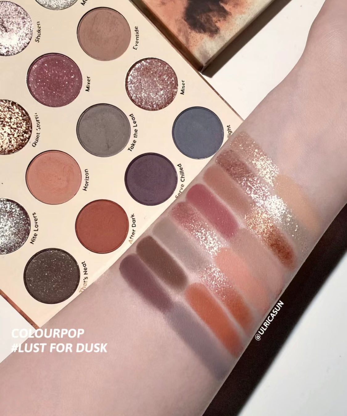 Colourpop｜14色眼影盤｜Lust for Dusk