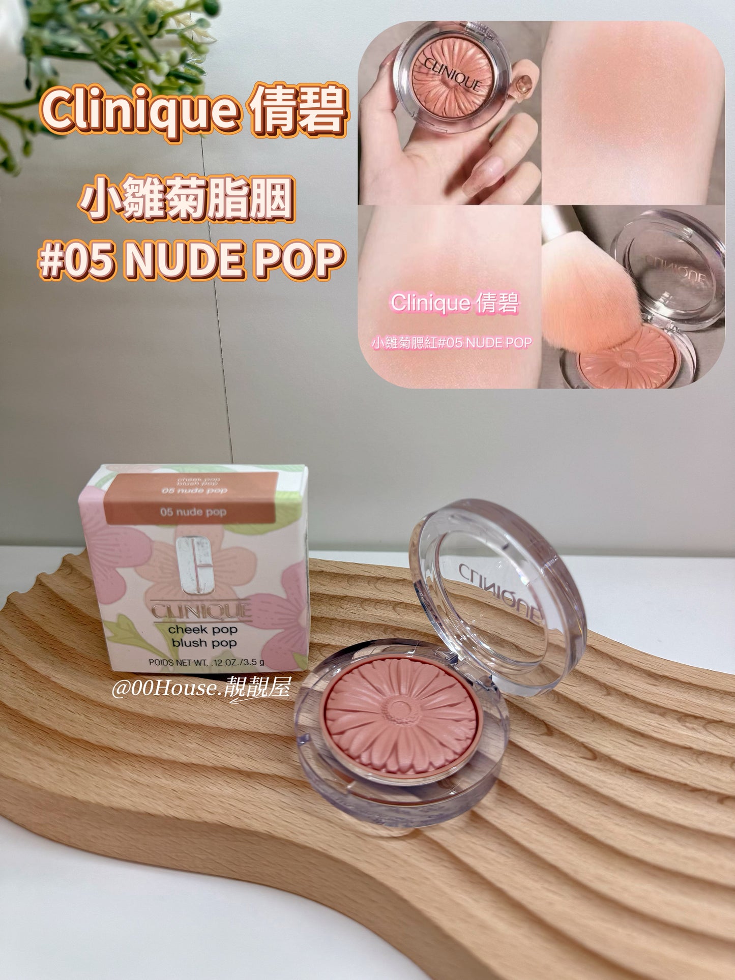 Clinique 倩碧 | 小雛菊脂胭 | #05 NUDE POP