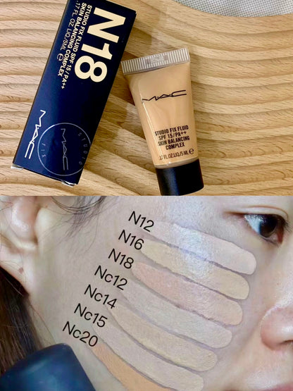 MAC｜ 定制無瑕粉底液｜Studio Fix SPF15 PA＋＋